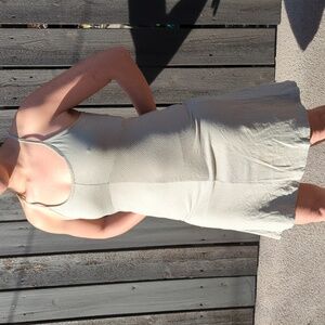 Patagonia Mini-Stripe Keyhole Sun Dress, Built-In Shelf Bra, M